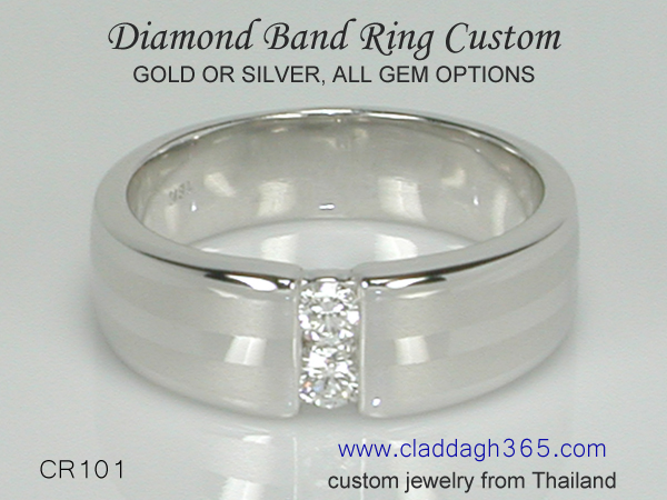 Diamond Ring Pair, Customizing For A Pair of Rings
