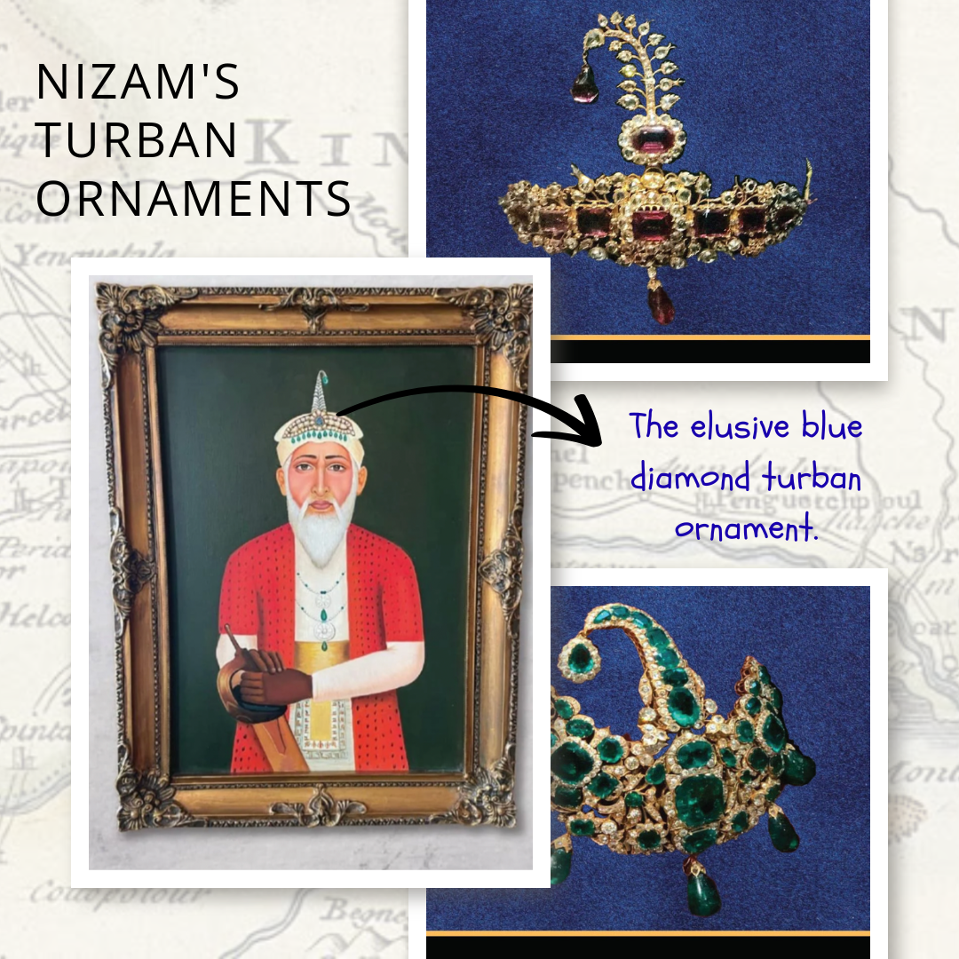 nizam of hyderabad turban ornaments
