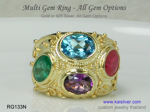 ruby gemstone ring custom 