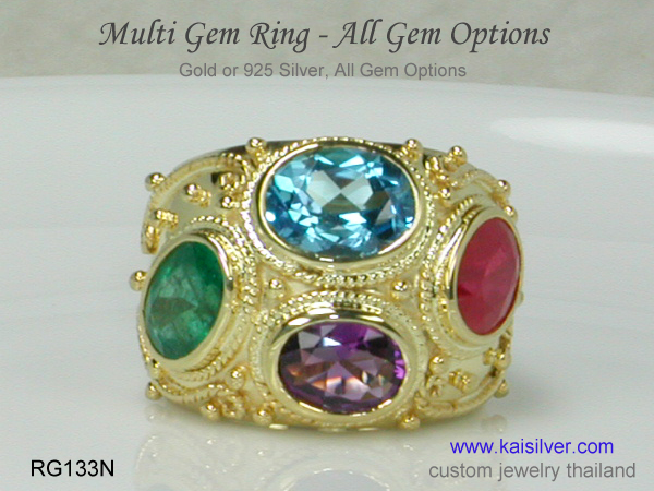 ruby gemstone ring custom 