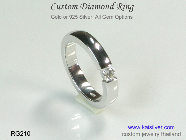 slim diamond ring 