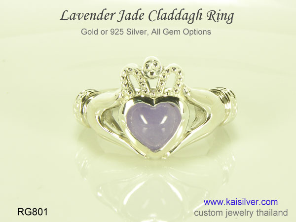 wedding claddagh ring silver or gold